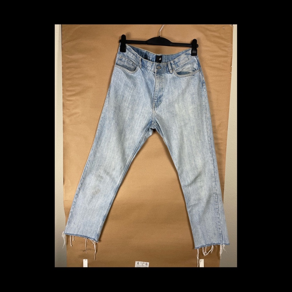 Cropped Denim pants